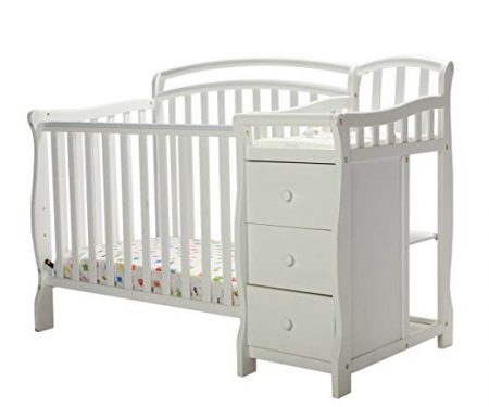white small crib