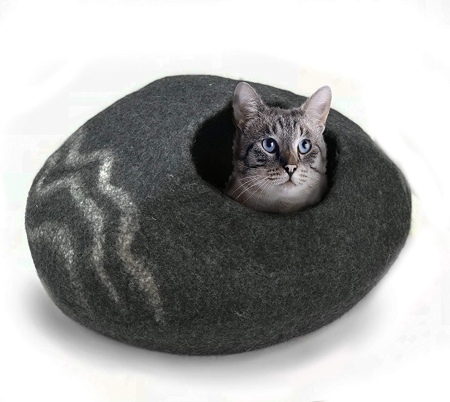 weight activated heated cat bed